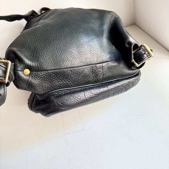The Original Leather Line Vintage Black Leather Backpack - Picture 5 of 8